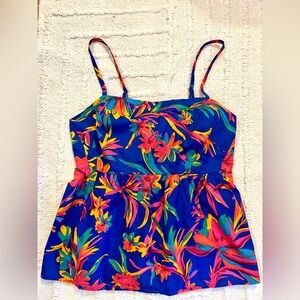 J CREW tie back strappy top